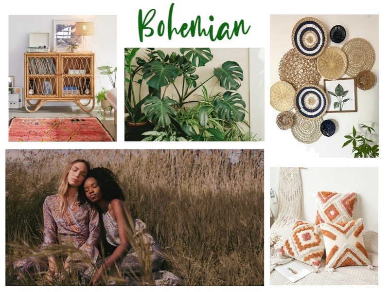 School Assignment - Bohemian Mood Board Mood Board by InteriorsByBrittany on Style Sourcebook