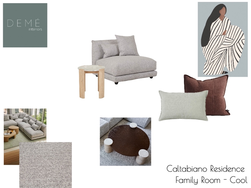 Caltabiano Residence - Family Room - cool Mood Board by Demé Interiors on Style Sourcebook