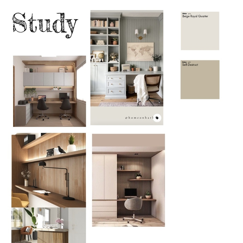 Study Mood Board by sarahyoungstyling on Style Sourcebook