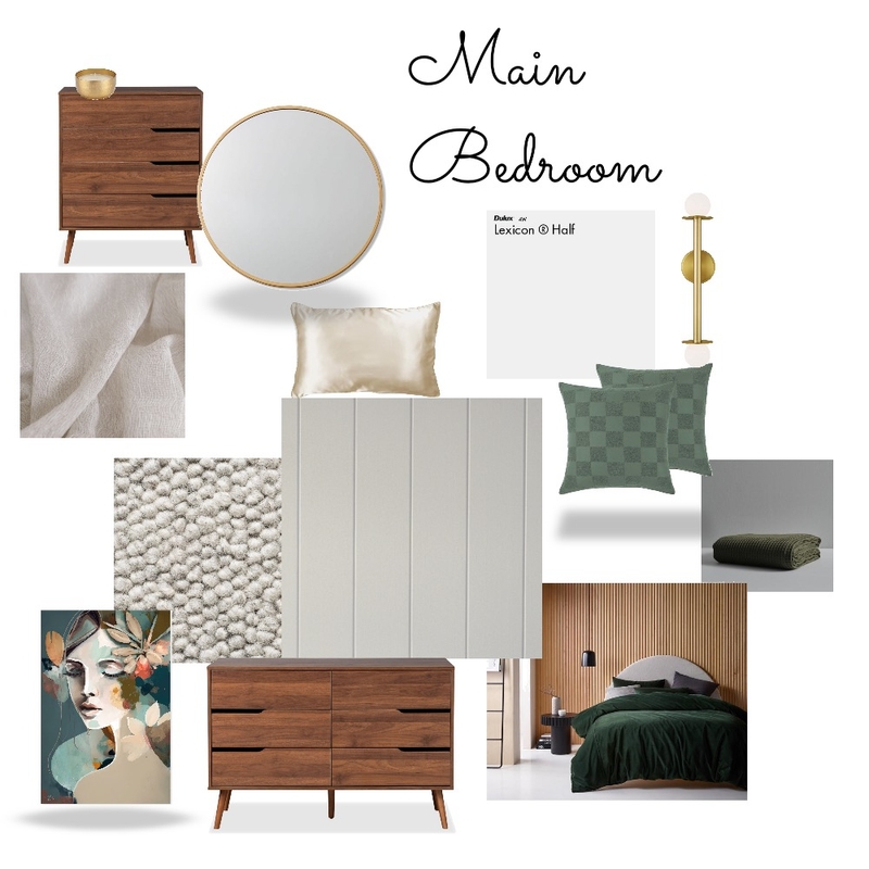 Main Bedroom Mood Board by dennesherwell on Style Sourcebook