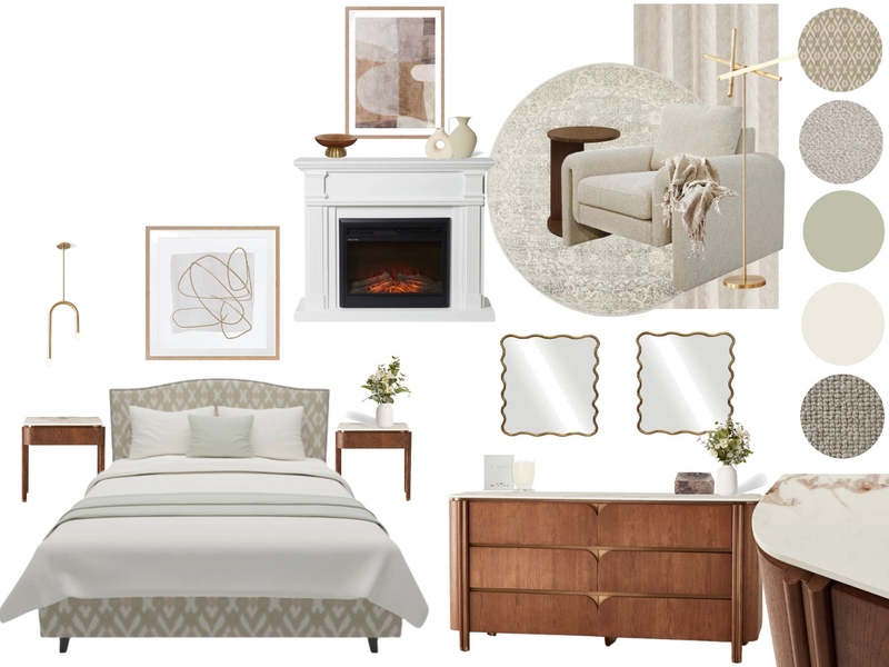 Master Bedroom Final Mood Board by TerriHahipene on Style Sourcebook