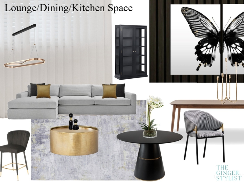 Luxe Kitchen Dining Mood Board by The Ginger Stylist on Style Sourcebook