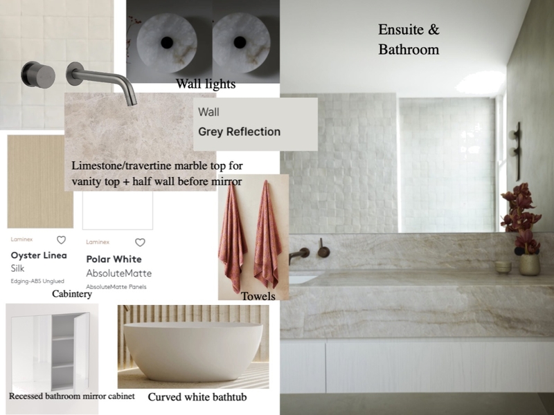 Ensuite & Bath (upstairs) LIGHT Mood Board by RachaelKershler on Style Sourcebook