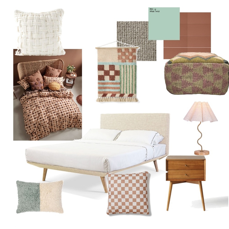 Bedroom pecan Mood Board by SewAhead on Style Sourcebook