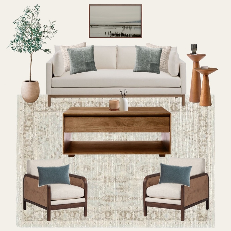 LIVING ROOM SEAFOAM Mood Board by korielee on Style Sourcebook