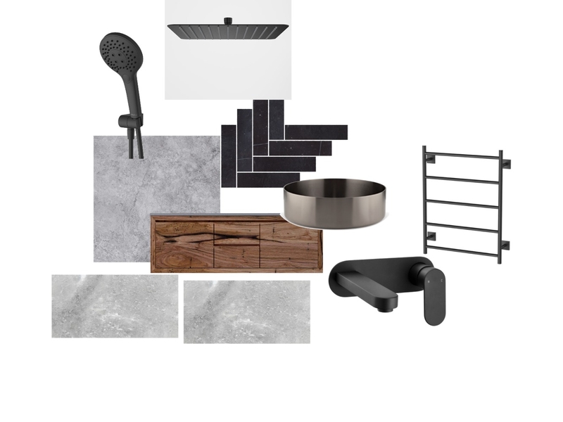 Sam's bathroom Mood Board by snowyriverbuilding on Style Sourcebook