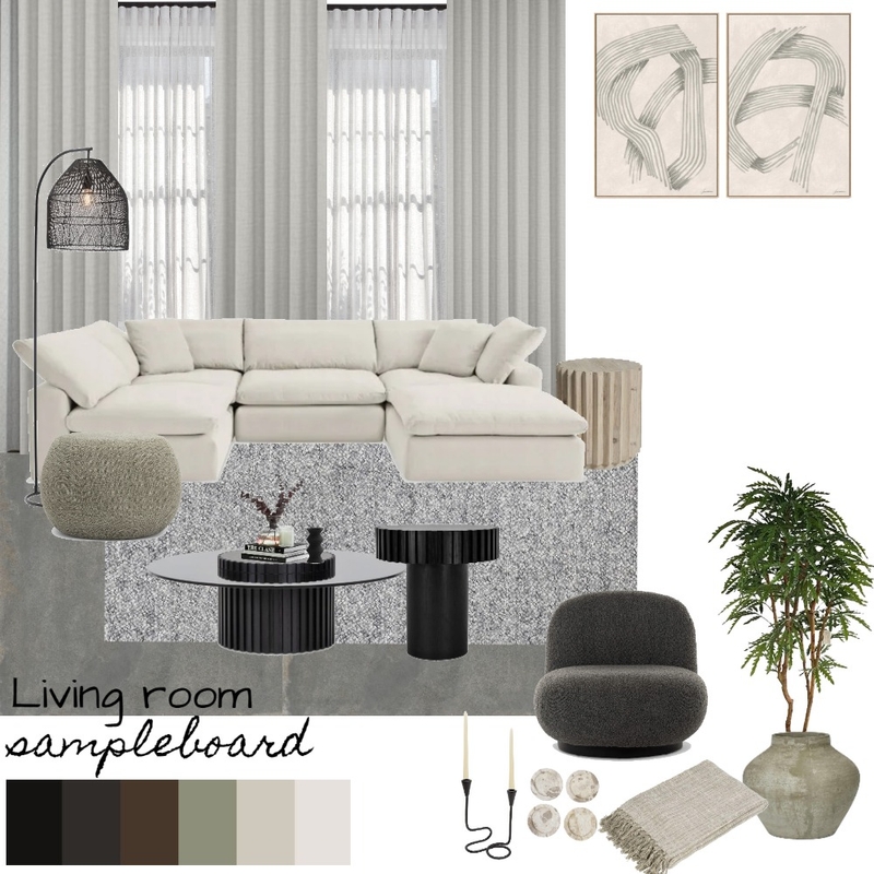 Taylor Living Mood Board by Myamya on Style Sourcebook