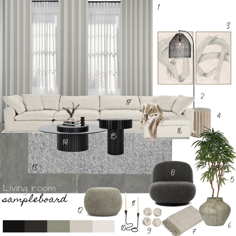 Taylor Living Mood Board by Myamya on Style Sourcebook