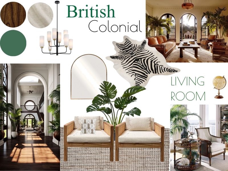 British Colonial Mood Board by Clairemcgirr on Style Sourcebook