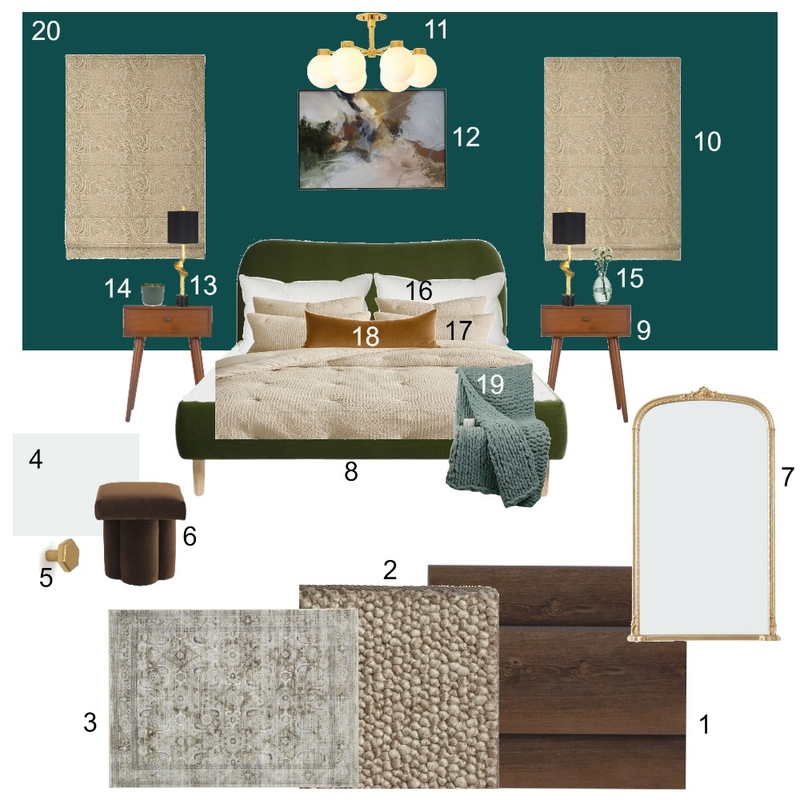 Bedroom Mood Board by Eyman on Style Sourcebook