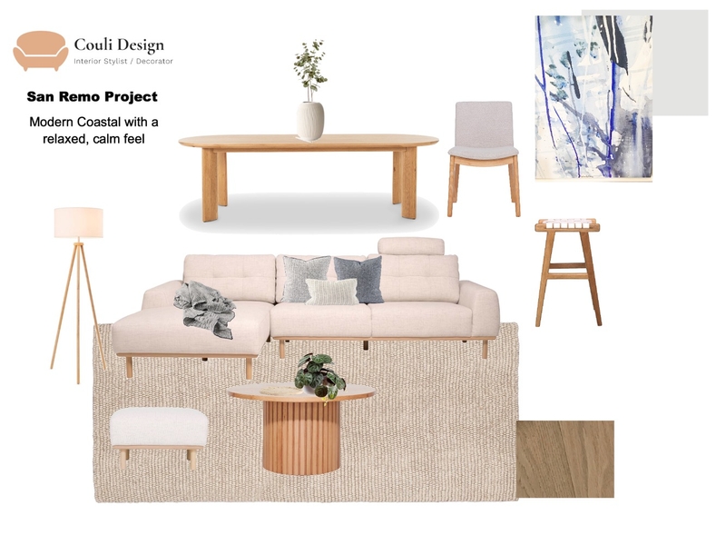 San Remo Project Mood Board by Couli Design Interior Decorator on Style Sourcebook