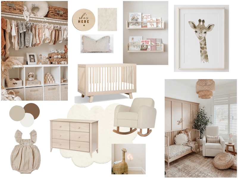 Baby Girl Nursery - Mood Board (inspiration) Mood Board by AlexaWhitehurst on Style Sourcebook