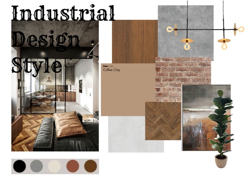 Industrial design style option1 Mood Board by Rekha0220 on Style Sourcebook