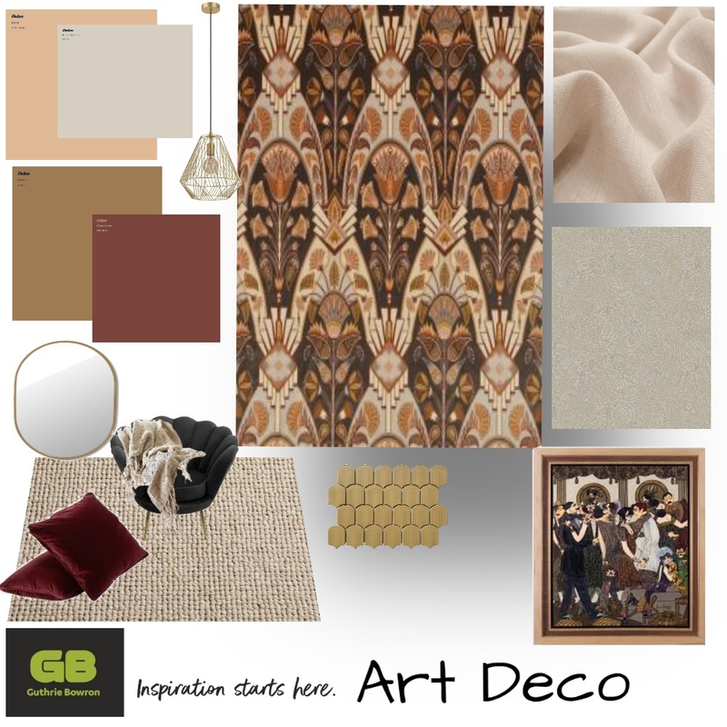 Art Deco 2024 Mood Board by hayley paillandi on Style Sourcebook