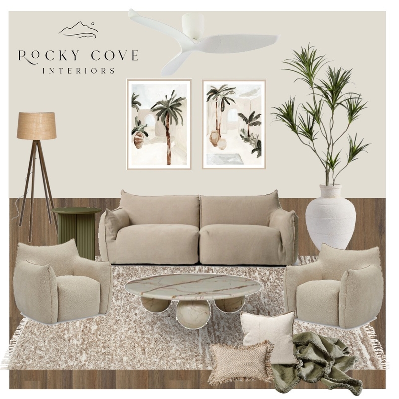 Modern Tropical cool lounge Mood Board by Rockycove Interiors on Style Sourcebook