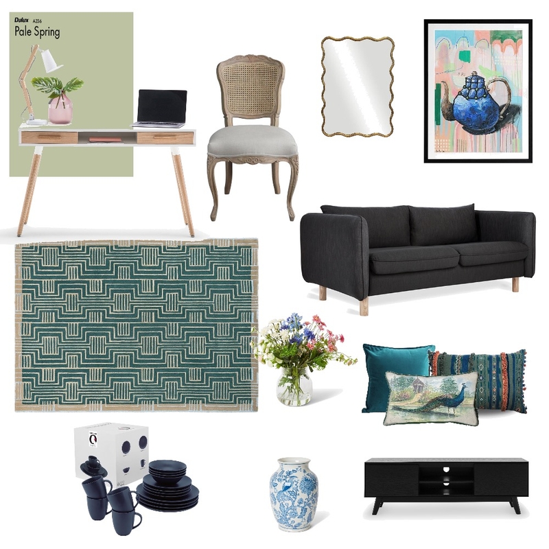 One room living room/office/dinning rental Mood Board by Land of OS Designs on Style Sourcebook