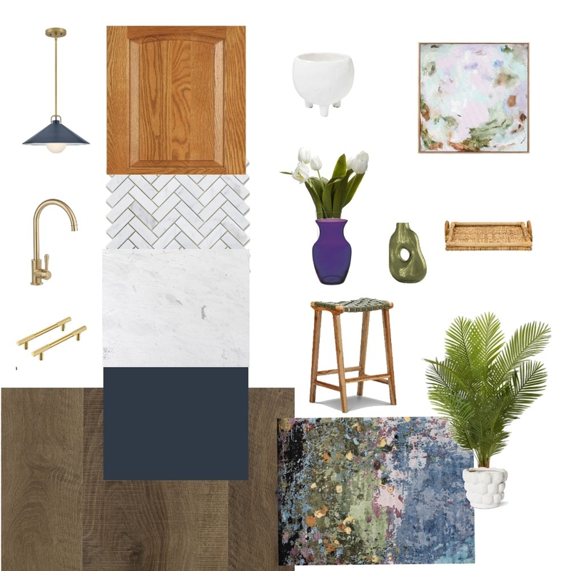 Honey Oak Traid Interior Design Mood Board by Luxuryy