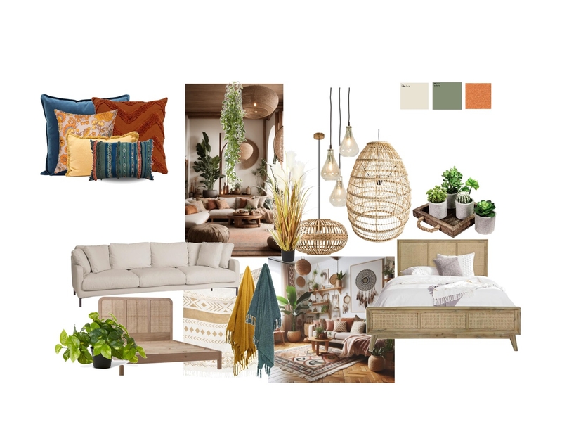 Bohemian Style Board Mood Board by TARASINTERIOR on Style Sourcebook