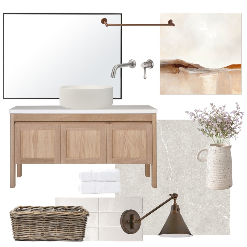 Farmhouse Bathroom Mood Board by Bethany Routledge-Nave on Style Sourcebook