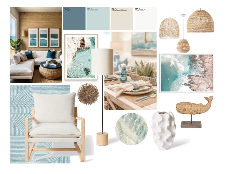 Coastal design style mood board Mood Board by TARASINTERIOR on Style Sourcebook