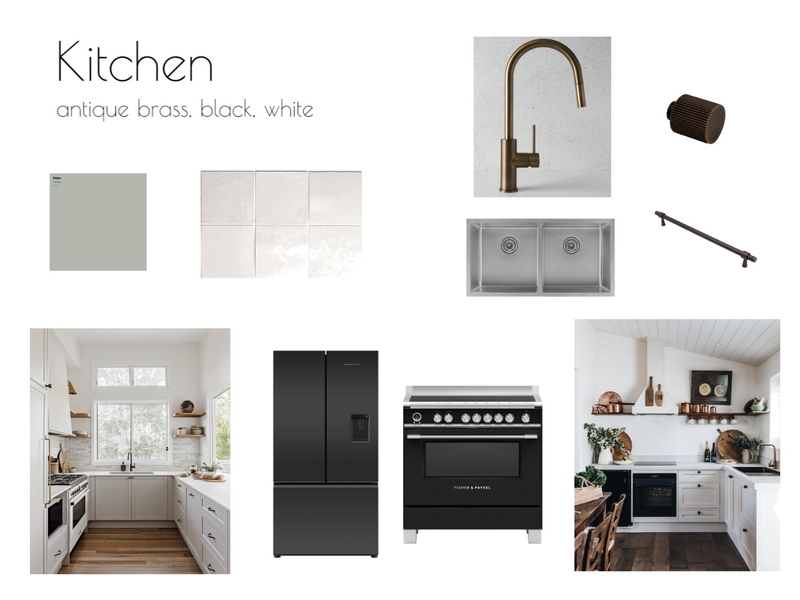 Kitchen - Antique Brass Mood Board by laurenw17 on Style Sourcebook