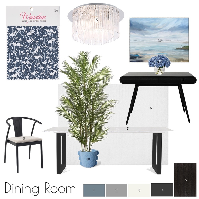 dining room sample board Mood Board by brianna sardinha on Style Sourcebook