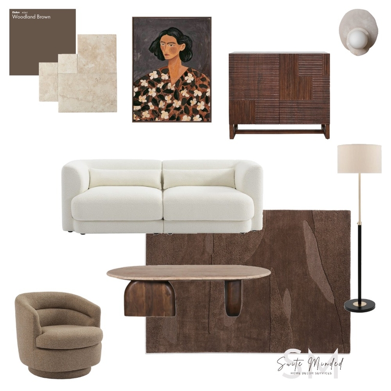 warm brown tones living room Mood Board by Suite.Minded on Style Sourcebook