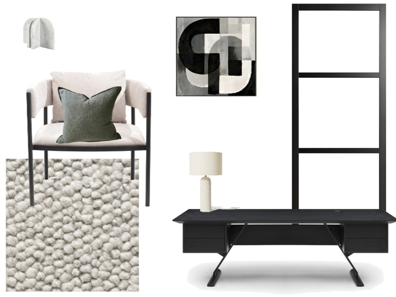 Contemporary Study Mood Board by Style Sourcebook on Style Sourcebook