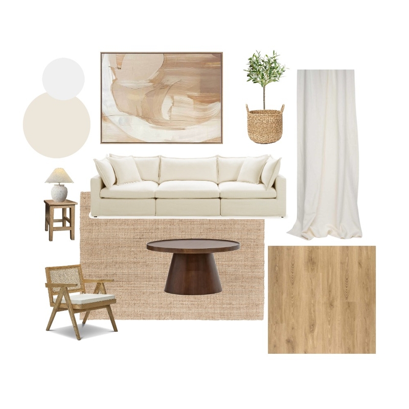 Natural Living Room Mood Board by mwoods on Style Sourcebook