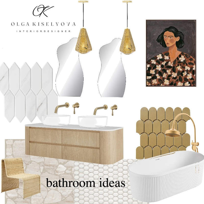 bathroom ideas Mood Board by Olga Kiselyova on Style Sourcebook