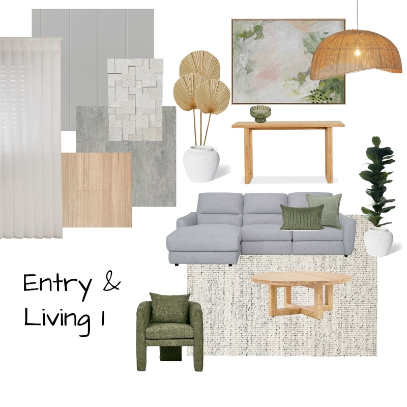 Brie Hyde - Living 1 + Entry Mood Board by Simplestyling on Style Sourcebook