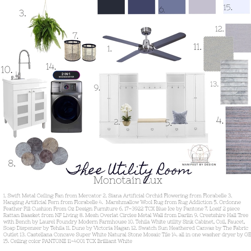 Utility Room - Monotain Lux MXD Mood Board by Manifest By Design | Interior Designer on Style Sourcebook