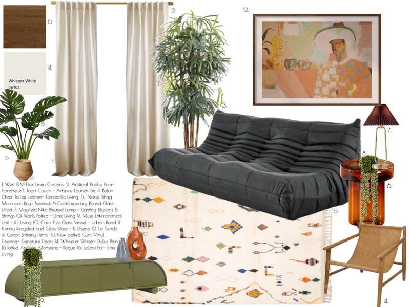 LIVING ROOM Mood Board by FORD INTERIORS on Style Sourcebook