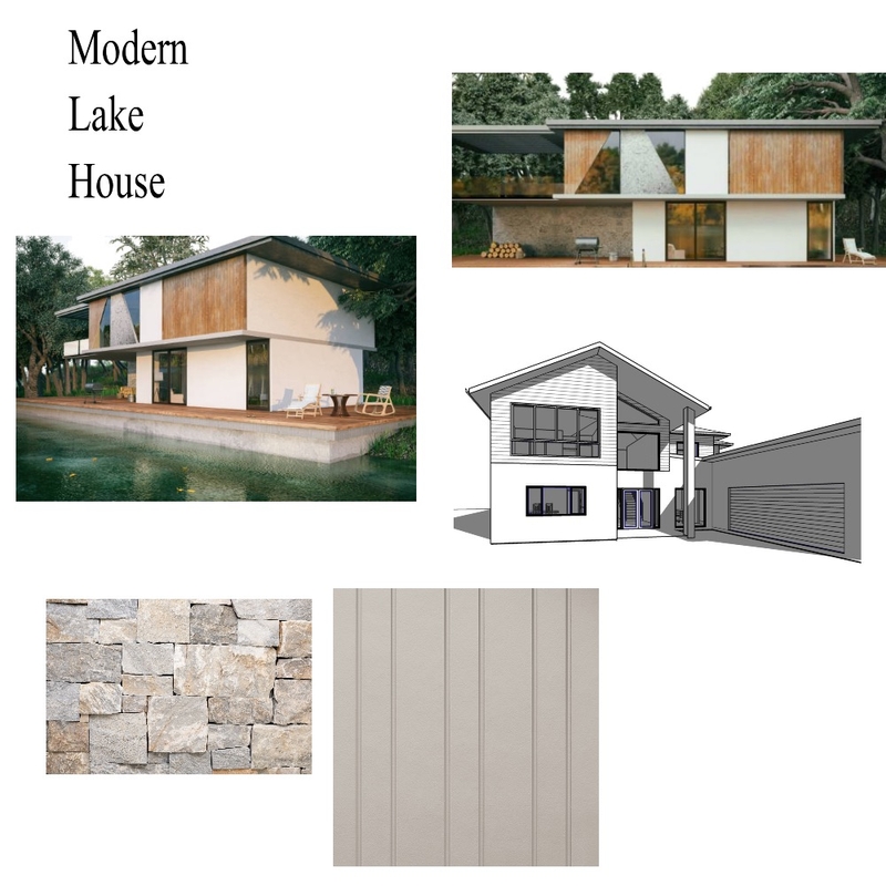 Modern Lake House Mood Board by ALucille on Style Sourcebook