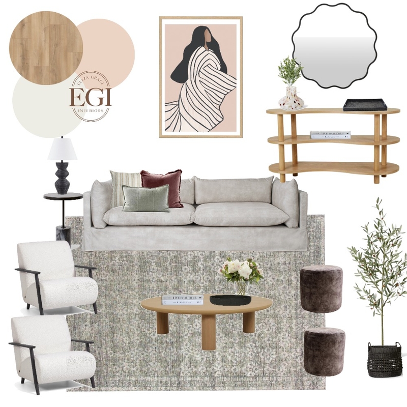 Sophisticated Living Room Mood Board by Eliza Grace Interiors on Style Sourcebook