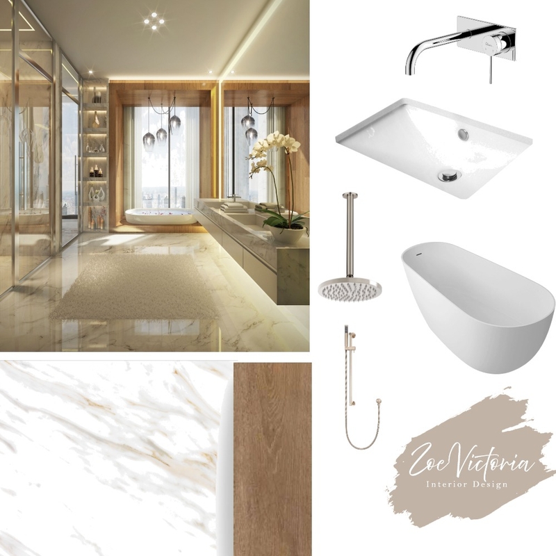 Penthouse  Ensuite  3 Mood Board by Zoe Victoria Design on Style Sourcebook