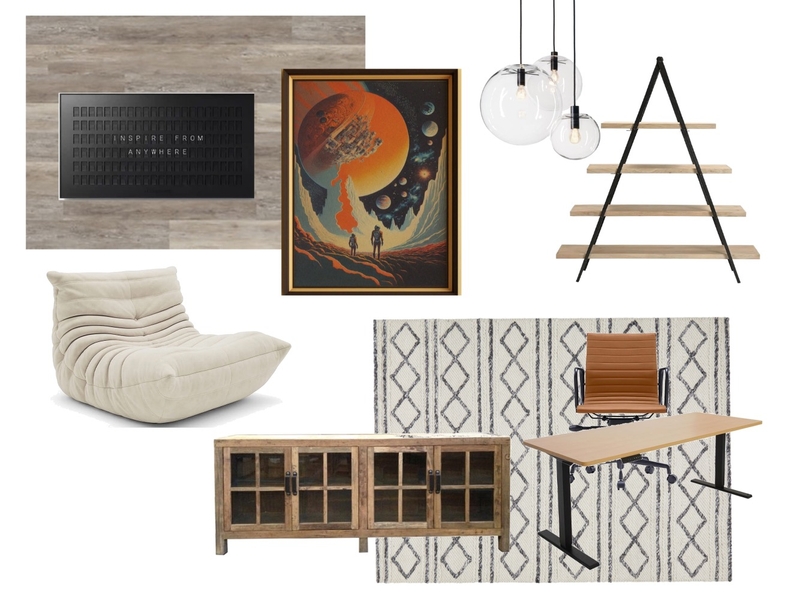 Mike's Office Mood Board by WildFernDesigns on Style Sourcebook