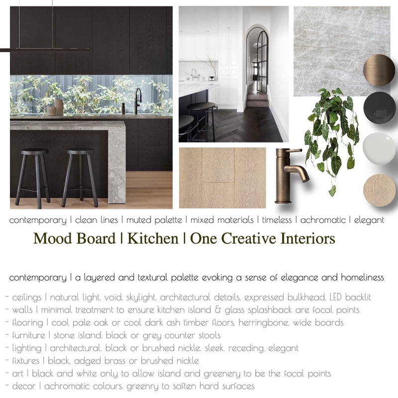 Mood Board - Kitchen NE Mood Board by ONE CREATIVE on Style Sourcebook