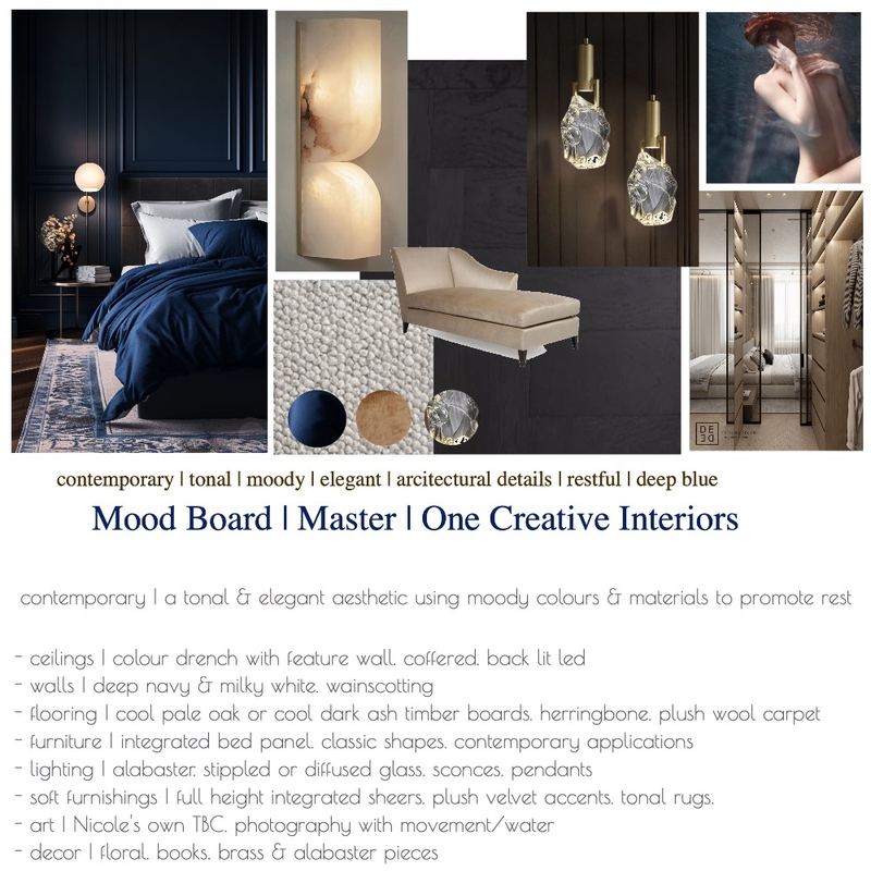 Mood Board - Master suite NE Mood Board by ONE CREATIVE on Style Sourcebook