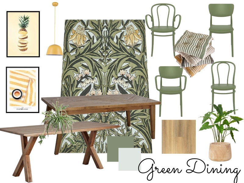 green dining Style 5 Mood Board by Samantha_Ane on Style Sourcebook