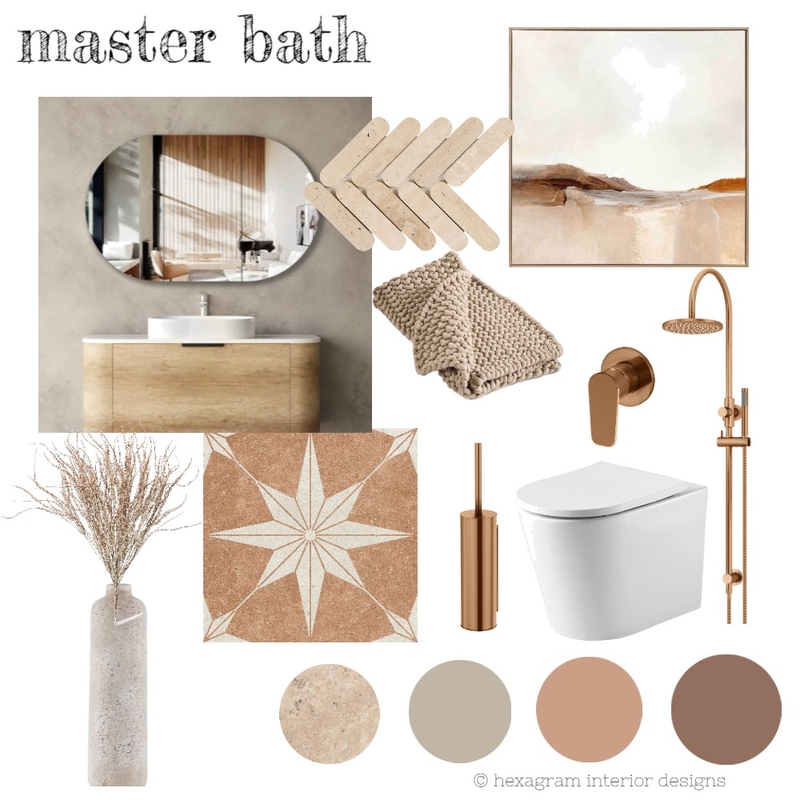 Rustic_Bathroom Mood Board by Snap Wise on Style Sourcebook