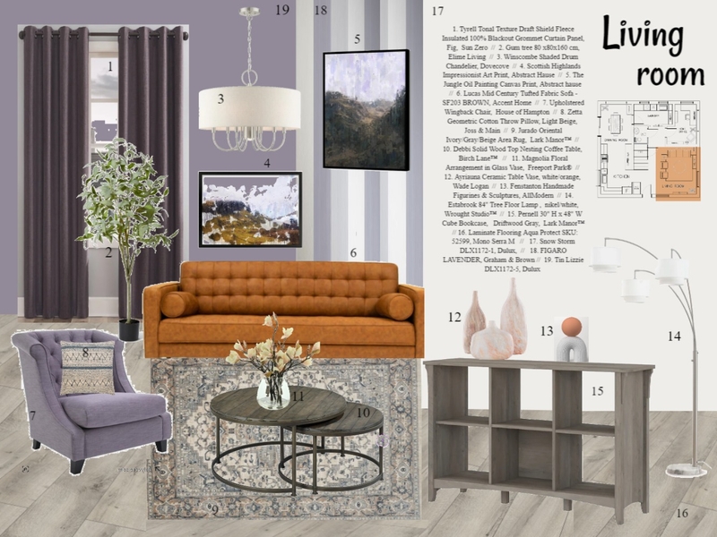 Living room Mood Board by S_Shevchenko on Style Sourcebook