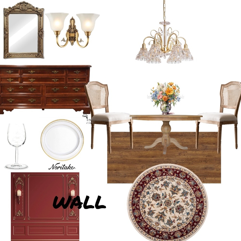 “Traditional” dining room Mood Board by Sasha Tabaro on Style Sourcebook