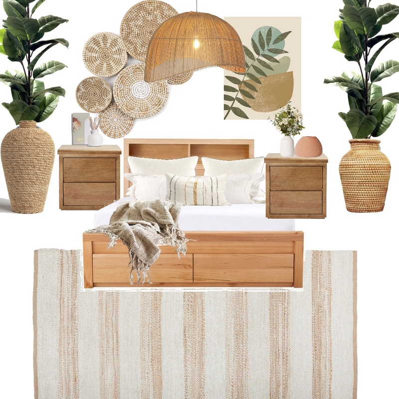 “Boho” bedroom Mood Board by Sasha Tabaro on Style Sourcebook