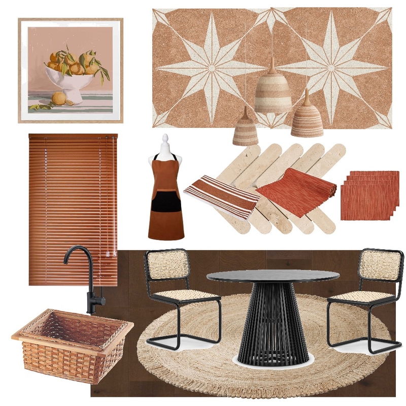 bohemian kitchen/dining room Mood Board by brianna sardinha on Style Sourcebook