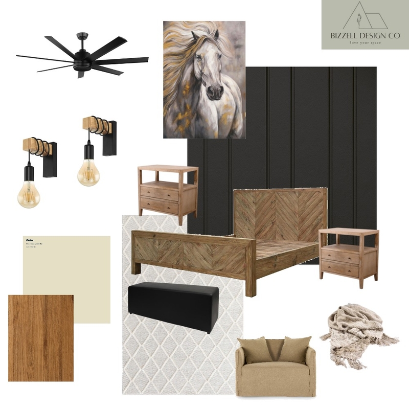 Moody Master Bedroom Mood Board by bizzelldesignco on Style Sourcebook