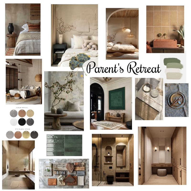 Wabi Sabi/ Parent's Retreat Mood Board by Gemma on Style Sourcebook