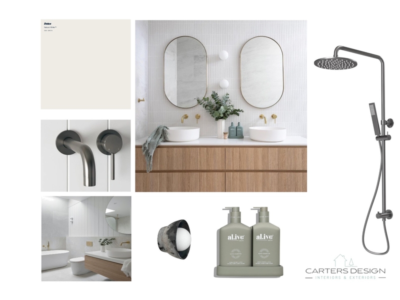 Brown / Hutchinson Guest Bathroom V2 Mood Board by Shazwa12 on Style Sourcebook