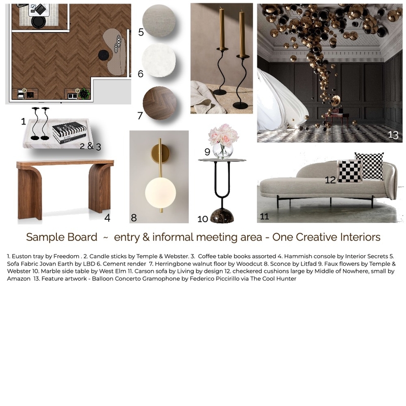 MOD 12 sample board entry Mood Board by ONE CREATIVE on Style Sourcebook