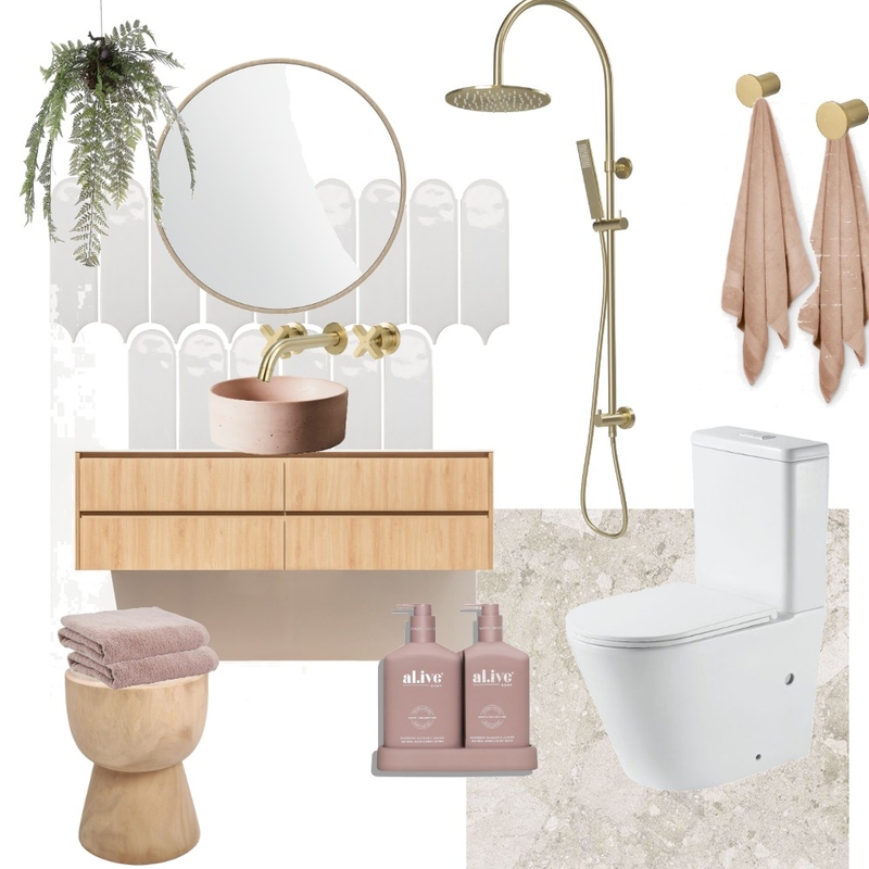 Ensuite Coastal Luxe Mood Board by Coastal Luxe on the hill on Style Sourcebook